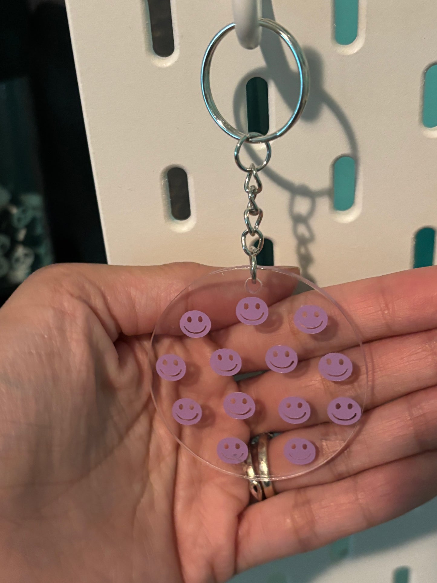 Smiley Face Keychain