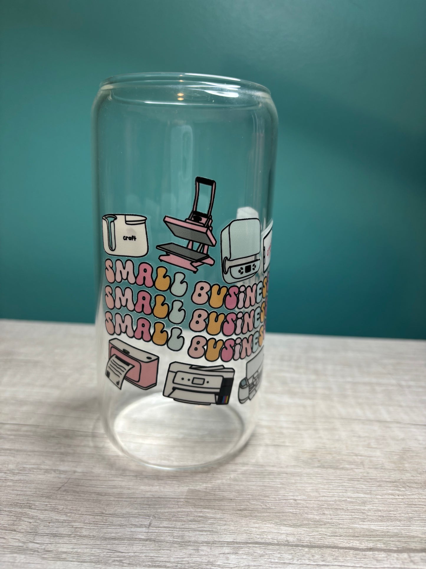 Small Business Owner Glass Cup